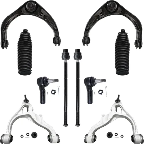 Vista 166 de Detroit Axle - Kit de suspensión delantera de 10 piezas para Chevrolet Trailblazer GMC Envoy 2004-2007 2005 2006 Soportes de brazo de control