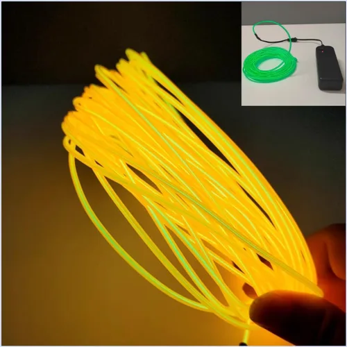 Vista 25 de Tira de luces LED de 360° – con opciones de alimentación de batería/USB – Luces LED flexibles para dormitorio, decoración del hogar, diseños