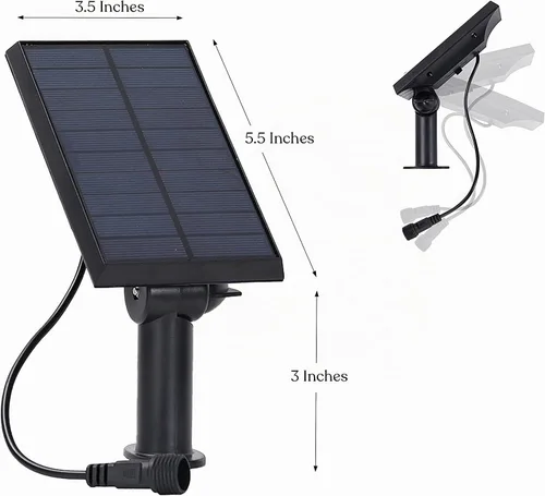 Vista 4 de Brightech Ambience Pro - Panel solar de repuesto, compatible solo con luces LED Brightech de 1 W con control remoto, luces de patio trasero y patio