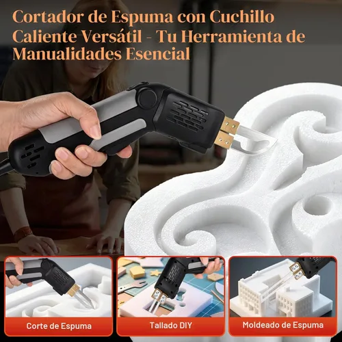Vista 6 de cortador caliente de la espuma del cuchillo 300W, calor rápido 1,112 °F
