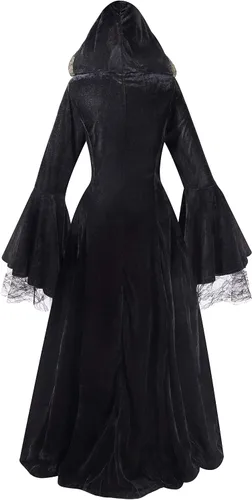Vista 2 de Colorful House - Disfraz de princesa renacentista talla extragrande para mujer, vestido medieval