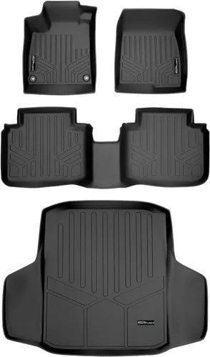 Vista 13 de SMARTLINER Juego de alfombrillas de primera fila para Honda Accord 2013-2017