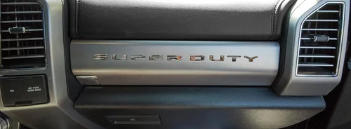 Vista 9 de TufSkinz - Letras adhesivas para la caja de guantes Super Duty - Compatibles con Super Duty 2017-2022