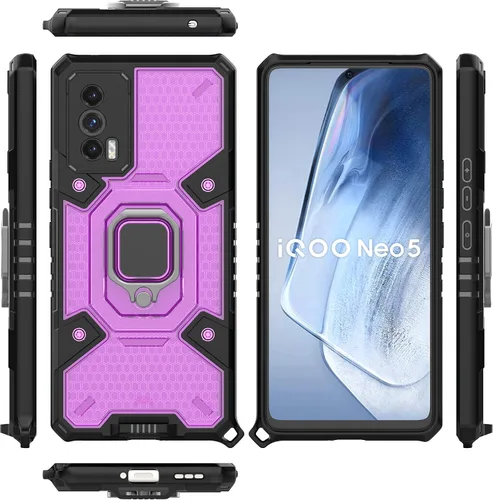 Vista 36 de Funda para 1+ Nord 2 5G, funda para OnePlus Nord 2 5G con funda de soporte, color azul