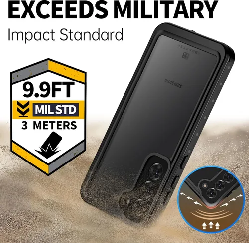 Vista 3 de BEASTEK Funda impermeable para Galaxy S23 Plus, a prueba de golpes, a prueba de polvo, IP68 bajo el agua, serie NRE con protector de pantalla