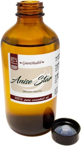 Vista 2 de Aceite esencial - 8 fl oz (100% puro y sin cortar) - GreenHealth (Anís Star)