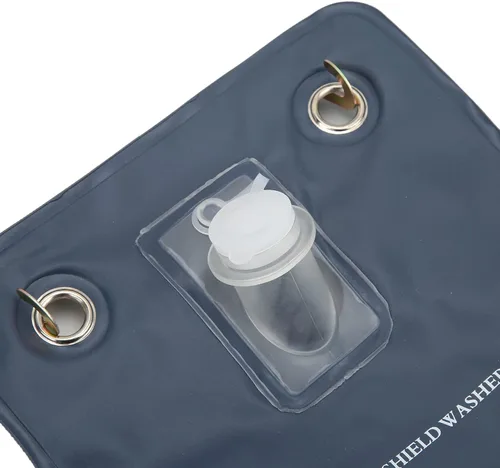 Vista 4 de Bomba de lavado de parabrisas de automóvil, kit de lavado de parabrisas fácil de reemplazar, práctico kit de bolsa de lavadora con bomba
