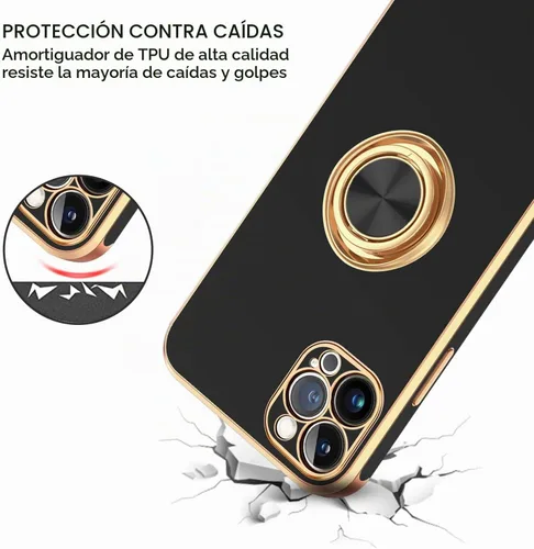 Vista 3 de BENTOBEN Funda para iPhone 13 Pro, iPhone 13 Pro, ajuste delgado, soporte de anillo de 360°, atril, soporte magnético para automóvil, soporte