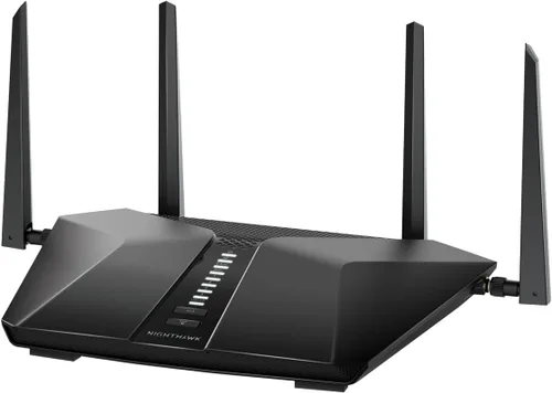 Vista 8 de NETGEAR Enrutador WiFi 6 de 4 flujos (R6700AX): solo enrutador, velocidad inalámbrica AX1800 (hasta 1.8 Gbps), cubre hasta 1500 pies cuadrados, 20