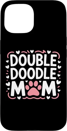 Vista 6 de Double Doodle Mom Doodle Dog Parent Family Canine Enthusiast Case for iPhone 16