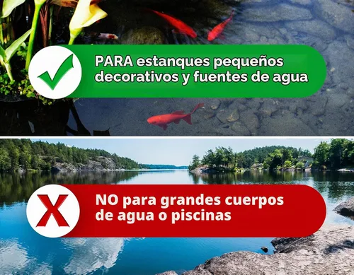 Vista 6 de KoiWorx Water Clear – Clarifica estanques decorativos y ornamentales, seguro para Koi – 1 cuarto de galón