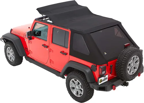 Vista 2 de Bestop 56853-35 - Toldo Trektop Black Diamond para Jeep Wrangler JK Unlimited de 4 puertas 2007-2018