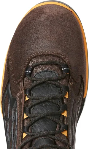 Vista 4 de ARIAT Botas de trabajo Rebar Flex de 6 pulgadas impermeables con punta compuesta para hombre Marrón oscuro