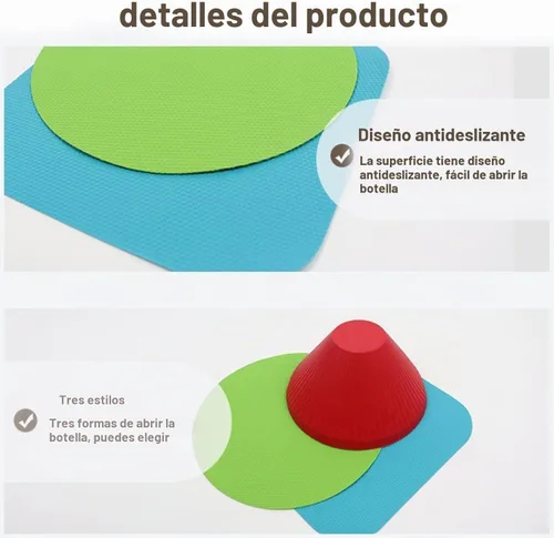 Vista 4 de Almohadillas para abridor de tarros, para personas mayores