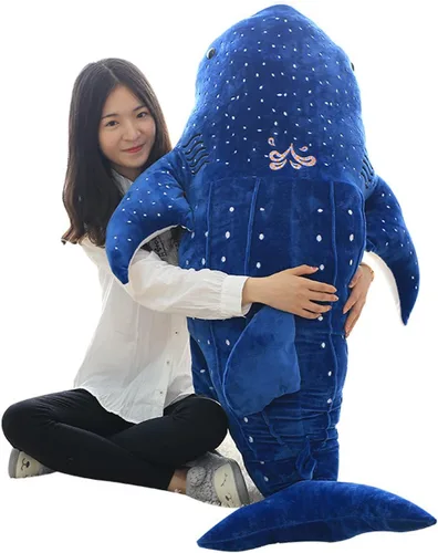 Vista 2 de Muñeca de peluche creativa de tiburón ballena