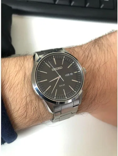 Vista 6 de Seiko Men's Quartz Watch Stainless Steel with Stainless Steel Strap