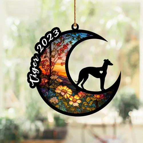 Vista 15 de Atrapasoles conmemorativo para perros, regalo de condolencia de perro de la pérdida del bulldog americano, regalos conmemorativos para los amantes