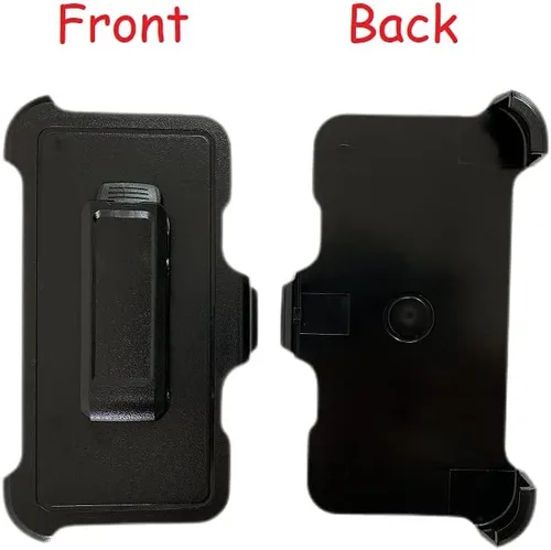 Vista 6 de Paquete de 2 fundas de repuesto con clip para cinturón compatible con OtterBox Defender Series para Apple iPhone XR (6.1 pulgadas) solamente