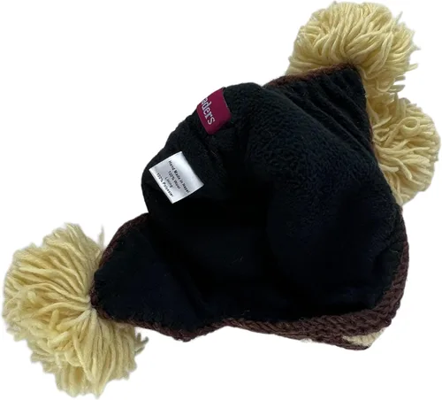 Vista 8 de Agan Traders Gorro de punto grueso para mujer, con forro polar, cálido, grueso, con solapa para las orejas, para clima frío