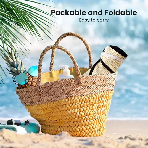 Vista 20 de Simplicity - Sombrero con protección solar UV UPF 50 para mujer, convertible en visera para playa