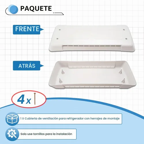 Vista 6 de HECASA Cubierta de Ventilación para Refrigerador de RV Compatible con Ventilaciones Dometic Tapa de Repuesto Directo Modelo Universal 65528