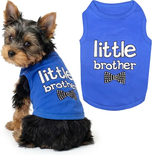 Vista 48 de Parisian Pet - Camiseta para perros y gatos, con texto en inglés Daddy's Girl, 2XS
