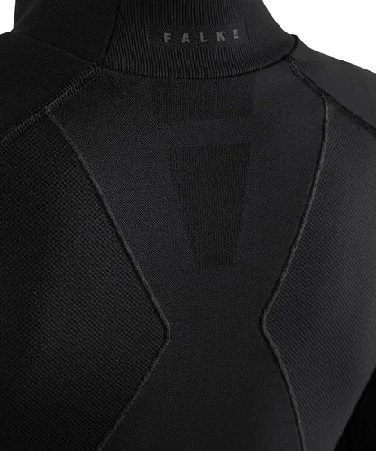 Vista 5 de FALKE Capa base de manga larga para mujer, cuello alto, ropa interior térmica, 1 pieza