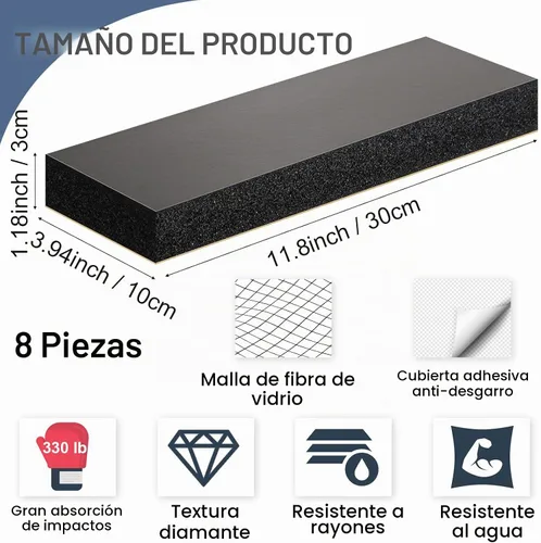 Vista 2 de Newwiee Paquete de 8 Protectores de Pared de Garaje, Parachoques de Garaje para Estacionamiento de Automóvil Protector de Pared Anticolisión
