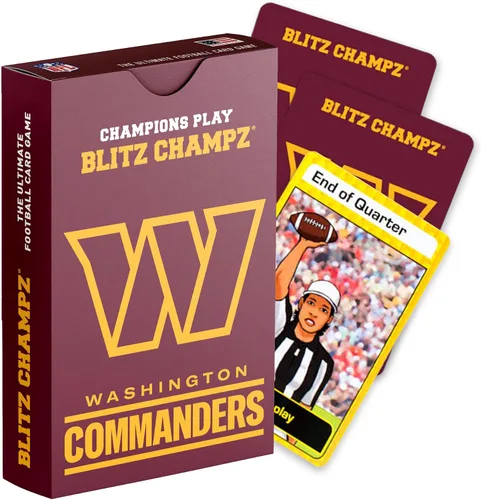 Vista 34 de Blitz Champz Arizona Cardinals – Cartas de juego oficiales de la NFL y regalos de los Cardinals para hombres y mujeres, divertidos juegos de cartas