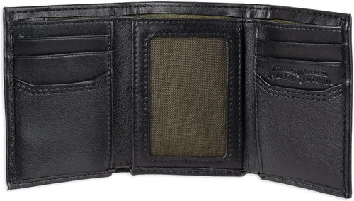 Vista 4 de Levis Mens Trifold Wallet-Sleek and Slim Includes Id Window and Credit Card Holder