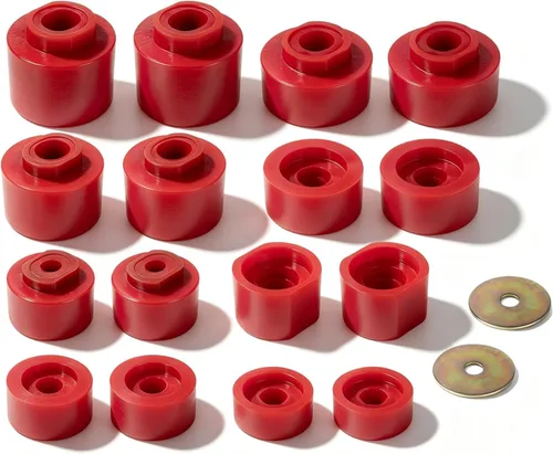 Vista 6 de 6-116 Kit de bujes de montaje en carrocería para Ford Explorer Sport Trac 2WD 4WD, bujes de montaje en carrocería de poliuretano, paquete de 18