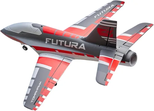 Vista 7 de Aviones FMS RC Jets Futura 64MM EDF Sport Jet Verde aviones de control remoto para adultos para entrenadores EDF para principiantes aviones
