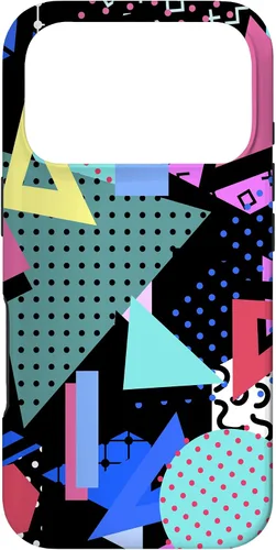 Vista 30 de 80s Geometric Memphis Pattern Vintage 1980s 90s Phone Cover Case for iPhone 17