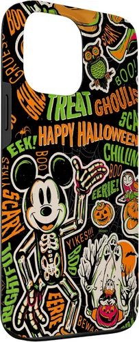 Vista 3 de Funda para iPhone 13 Pro Max Disney 100 Mickey Nightmare Before Christmas Halloween D100