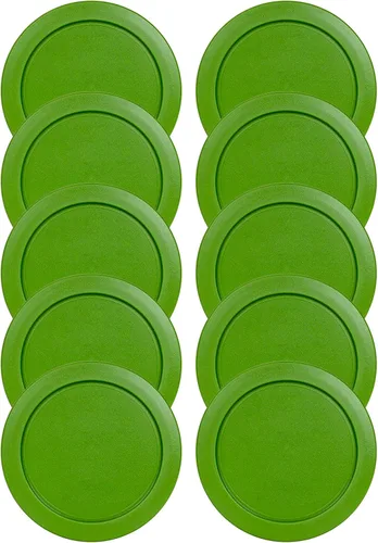 Vista 11 de Tapas de repuesto que se ajustan a los tazones de recipientes de vidrio Pyrex para almacenamiento de alimentos de 4 tazas, tapas redondas