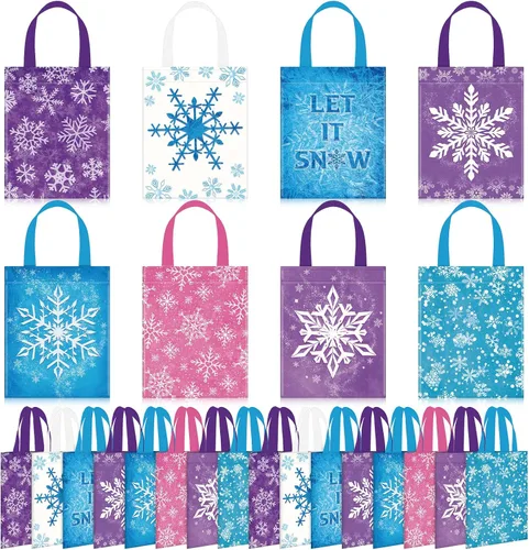 Vista 9 de Photect 24 piezas de bolsas de regalo para fiesta de construcción temática de construcción, bolsa de camión volquete no tejida mini con asas