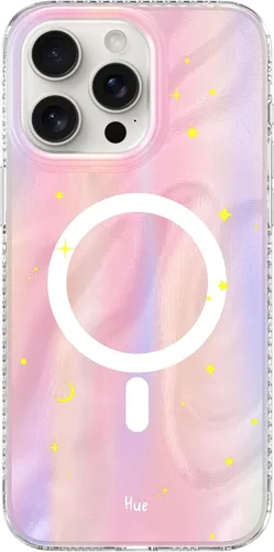 Vista 86 de LONLI Hue - para iPhone 15 Pro Max [Compatible con Magsafe] - Funda de teléfono floral dorada - [Amortiguador de 360°] - Funda de teléfono linda