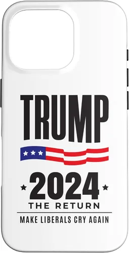 Vista 20 de iPhone 13 Pro Max Trump 2024 - The Return - Make Liberals Cry Again - Funda de elección