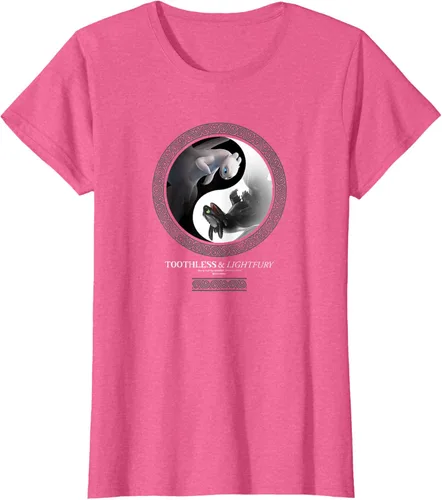 Vista 15 de Cómo entrenar a tu dragón 3 Yin Yang Dragon Camiseta