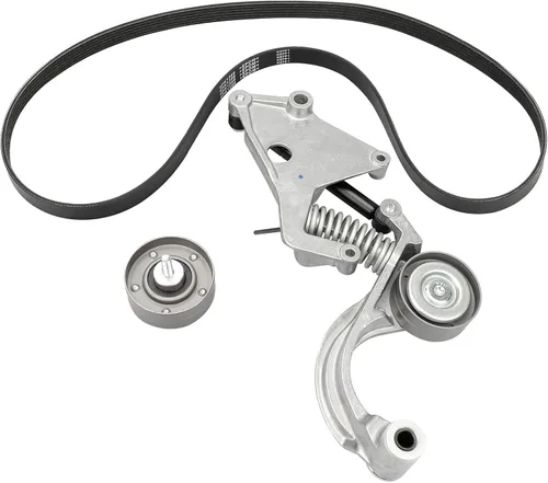 Vista 36 de IRONTEK 1L2E6C348AA Tensor de correa Polea tensora para Ford (2002-2005 Excursion/ 2002-2014 Expedition/2002-2010 F-150), para Jeep 2007-2018