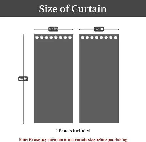 Vista 3 de Cortinas opacas modernas de letra H para sala de estar, cortina de ventana de lujo con patrón de cadena de chenilla, jacquard de 84 pulgadas