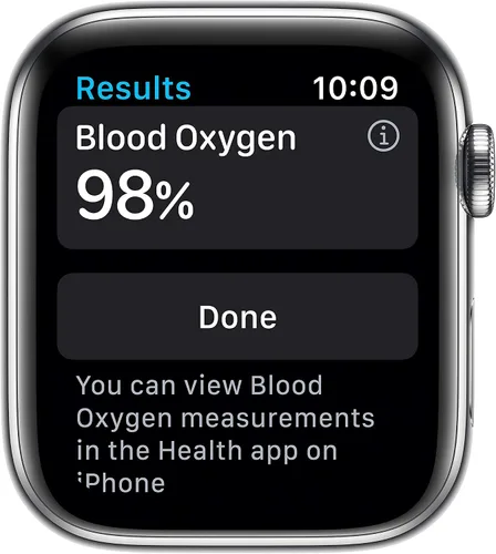 Vista 3 de Apple Watch Series 6 (GPS + Cellular, 44mm) - Silver Stainless Steel Case with White Sport Band (Renewed)