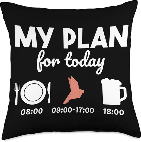 Vista 4 de Origami paper Japan Throw Pillow