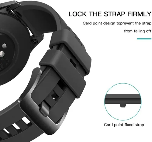 Vista 4 de Anillos de sujeción de repuesto compatibles con Garmin Forerunner 220 230 235 255 35 745 965 955 945 935 970 banda Cilp Connector Keepers Secure