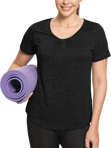 Vista 27 de MISS FORTUNE Active Wear Yoga Top Cool Dry Workout Shirt Ropa de ejercicio