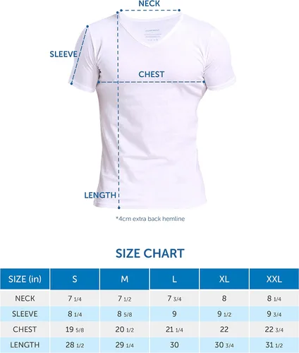 Vista 7 de Comfneat Camisetas interiores para hombre 100% algodón, cómodas camisetas con cuello en V (paquete de 46)