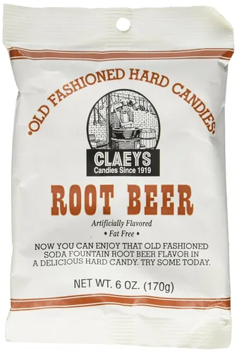 Vista 6 de Claey's, Old Fashioned Hard Candy Wild Cherry, bolsa de 6 onzas