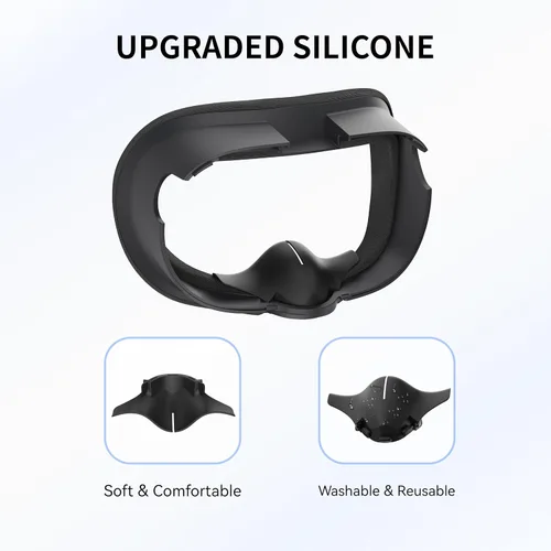 Vista 3 de VR Anti-Leakage Nose Pad Cushion for Meta Quest 3 Headset Accessories, VR Nose Cover Only for Oculus Quest 3 Original Headset