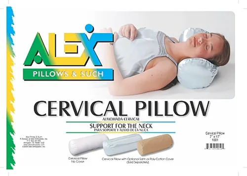Vista 3 de Alex Orthopedic Inc Paquete de 2 almohadas cervicales suaves medianas Fabricado en Estados Unidos