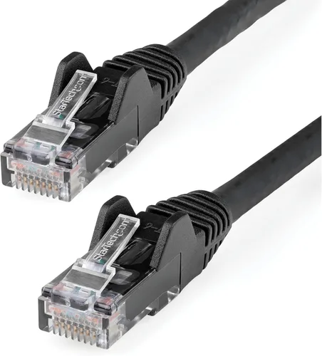 Vista 26 de StarTech Cable Ethernet CAT6 de 6 pulgadas – Cable Ethernet CAT 6 Gigabit amarillo -650 MHz 100 W PoE RJ45 UTP Network/Patch Cord Snagless w/Strain